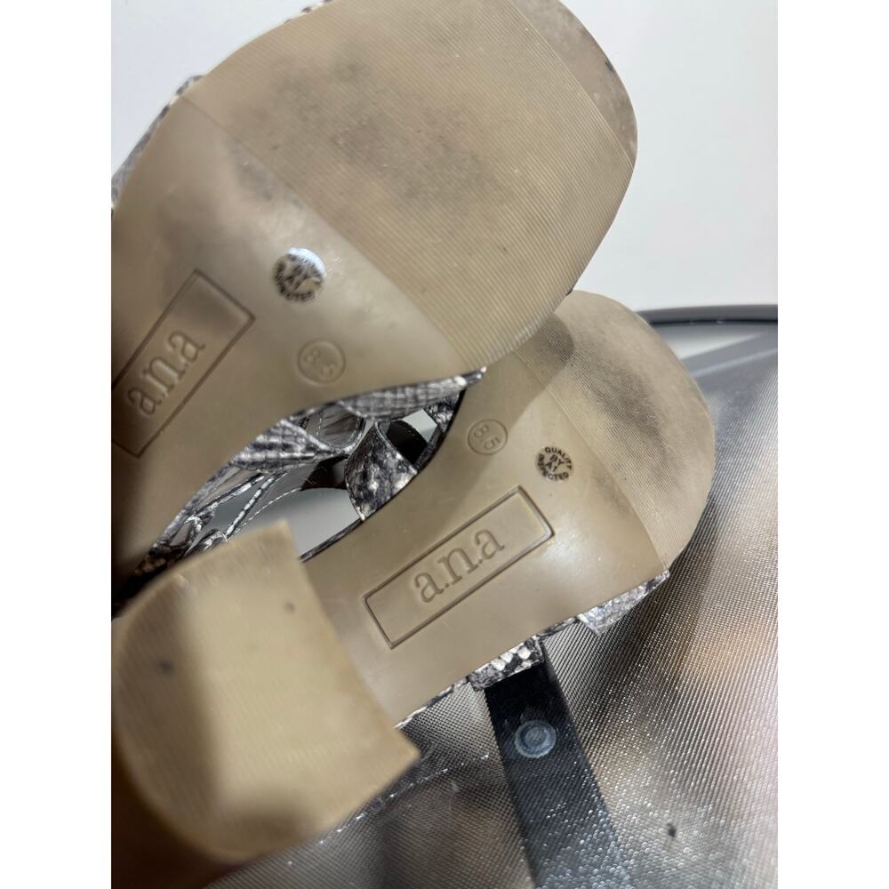 A.N.A Faux Python Block Heel Sandals - Picture 5 of 6